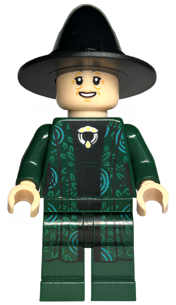 Минифигурка Lego Harry Potter Professor Minerva McGonagall - Single Sided Head hp152a U